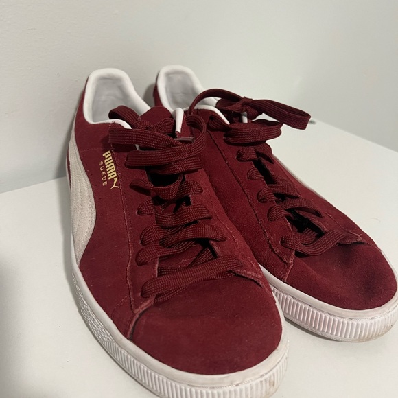 PUMA Suede Classic XXI Cabernet sneakers men’s size 10-GUC - Picture 5 of 10